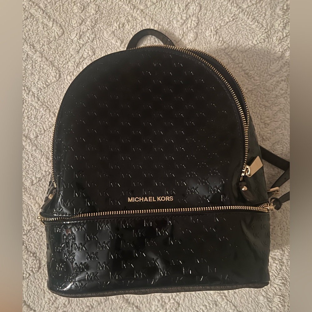 Michael Kors Black Backpack